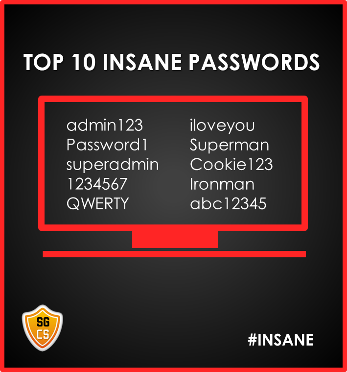 InsanePasswords Security Posters